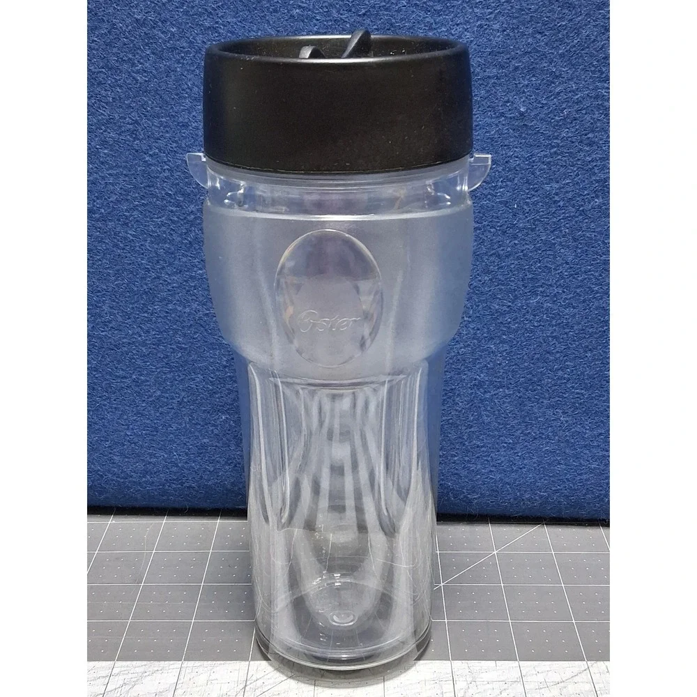 Oster Blend N Go Smoothie Tumbler Clear‎ 16oz W223MG Replacement Cup with Lid